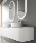 Aulic Petra Mark II 1500mm wall hung vanity in a bathroom setting