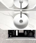 Aulic Petra Mark II 1800mm wall hung vanity shown in a finished bathroom