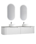 Aulic Petra Mark II 1800mm wall hung vanity in a bathroom setting