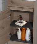 Aulic Revit 465mm floor standing vanity in a bathroom setting