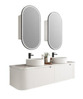 Aulic Savio 1500mm wall hung vanity shown in a finished bathroom