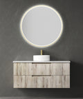 Front view of the Aulic Tuscana 1200mm wall hung vanity
