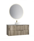 Aulic Tuscana 1200mm wall hung vanity in a bathroom setting