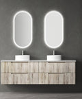 Front view of the Aulic Tuscana 1800mm wall hung vanity