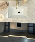 Aulic Tuscana 750mm wall hung vanity in a bathroom setting
