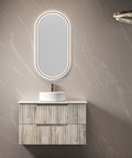 Front view of the Aulic Tuscana 900mm wall hung vanity