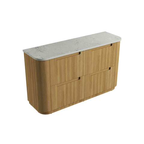 Alpine solid-surface stone top for the Aulic Varcelli 1500mm floor standing vanity
