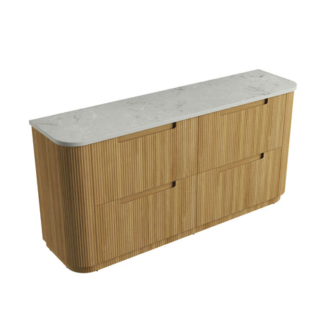 Alpine solid-surface stone top for the Aulic Varcelli 1800mm floor standing vanity