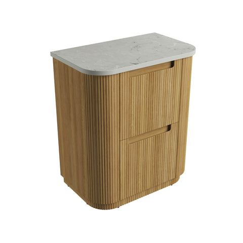 Alpine solid-surface stone top for the Aulic Varcelli 750mm floor standing vanity