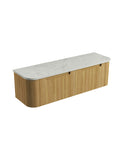Alpine solid-surface stone top for the Aulic Varcelli Mono 1500mm wall hung vanity