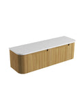 Snow solid-surface stone top for the Aulic Varcelli Mono 1500mm wall hung vanity