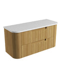 Snow solid-surface stone top for the Aulic Varcelli Tier 1200mm wall hung vanity