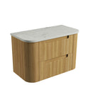 Alpine solid-surface stone top for the Aulic Varcelli Tier 900mm wall hung vanity