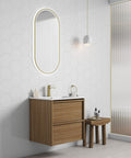 Aulic Venetta 600mm wall hung vanity shown in a finished bathroom