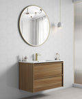Aulic Venetta 900mm wall hung vanity shown in a finished bathroom