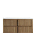 Aulic Venetta Fluted 1200mm wall hung vanity with vanity top