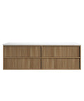 Aulic Venetta Fluted 1800mm wall hung vanity with vanity top