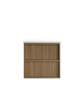 Aulic Venetta Fluted 600mm wall hung vanity with vanity top