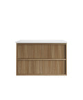 Aulic Venetta Fluted 900mm wall hung vanity with vanity top