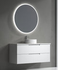 Aulic Verona Mark II 1200mm wall hung vanity styled in a bathroom