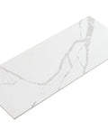 Palis White solid-surface stone top for the Aulic Verona Mark II 600mm wall hung vanity