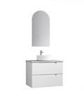 Aulic Verona Mark II 750mm wall hung vanity shown in a finished bathroom
