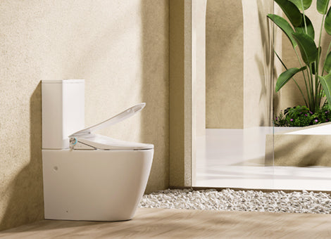 Automatic cover opening on the Lafeme Thea Luxury electric bidet seat