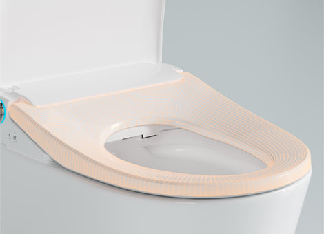 Heated seat on the Lafeme electric bidet seat range