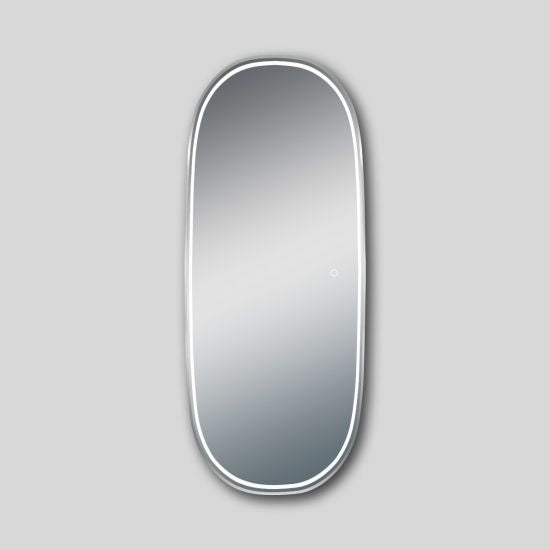 Aqua Perla - Framed LED Dressing Mirror 1600x650mm