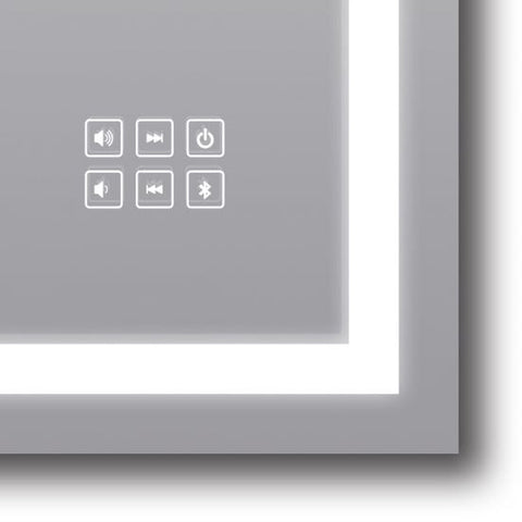 Aqua Perla - Bluetooth LED Mirror 900x750mm
