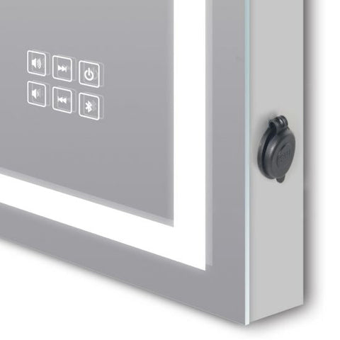 Aqua Perla - Bluetooth LED Mirror 900x750mm