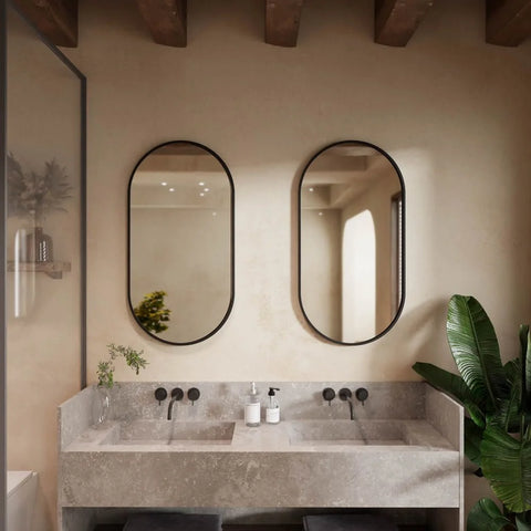 Alpine - Como Oval Mirror