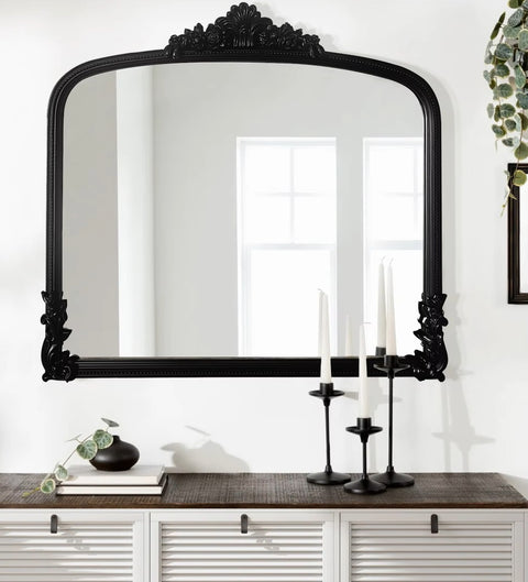 Chateaux - Antique Mirror Gold/Black 116cm x 101cm