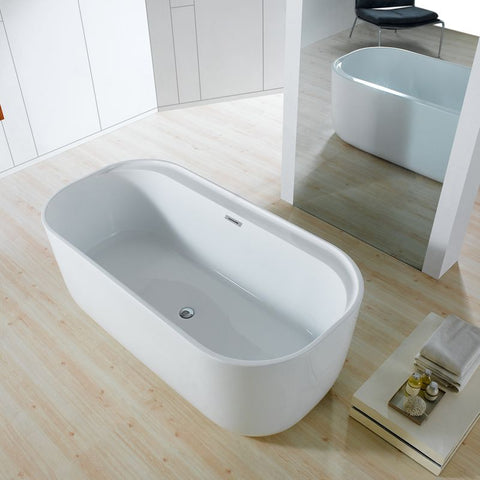 Alpine - Lativa Freestanding Bath White 150cm