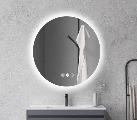 Mercio - Luna Back Lit LED Mirror with Adjustable LED Lighting