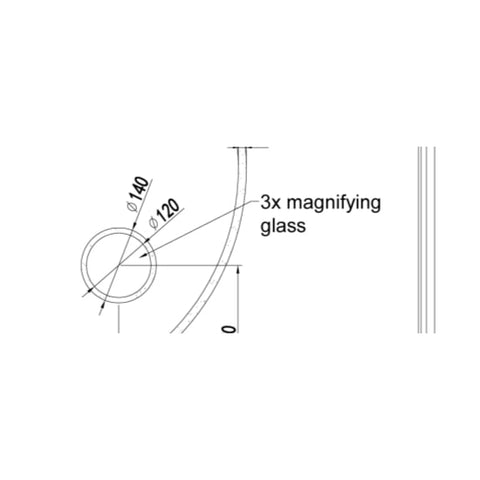 Aqua Perla - Bluetooth LED Mirror 900x750mm