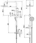 Modern National -Modern National - Star Project Shower Column Set