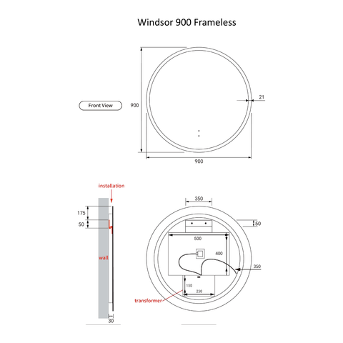 Dimension diagram