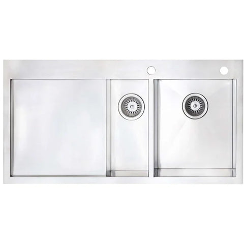 Modern National - 1 & 1/4 Double Bowl Inset/Undermount Sink