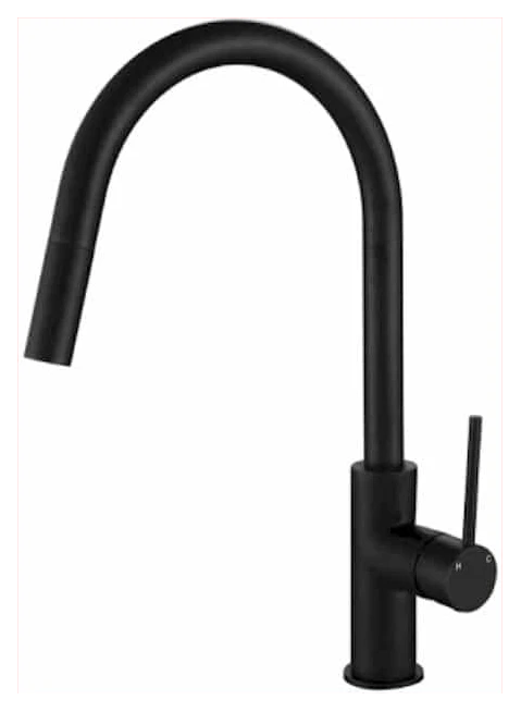 Modern National - Star Mini Pull Out Kitchen Mixer Matte Black