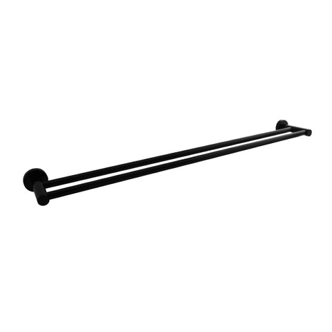 Linkware - Loui Double Towel Rail Chrome or Black