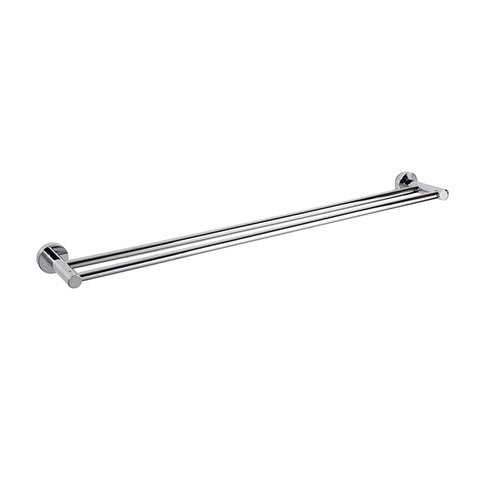 Linkware - Loui Double Towel Rail Chrome or Black