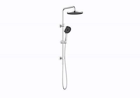 Linkware - The Gabe Twin Shower On Rail in 5 Finishes