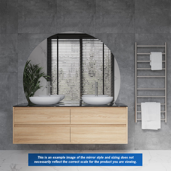 Ablaze  - D-Shaped Polished Edge Mirror With Demister updated