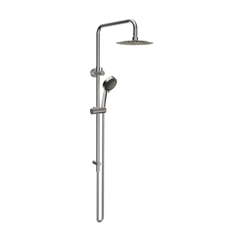 Linkware -  Elle Stainless Steel Twin Shower With Rail