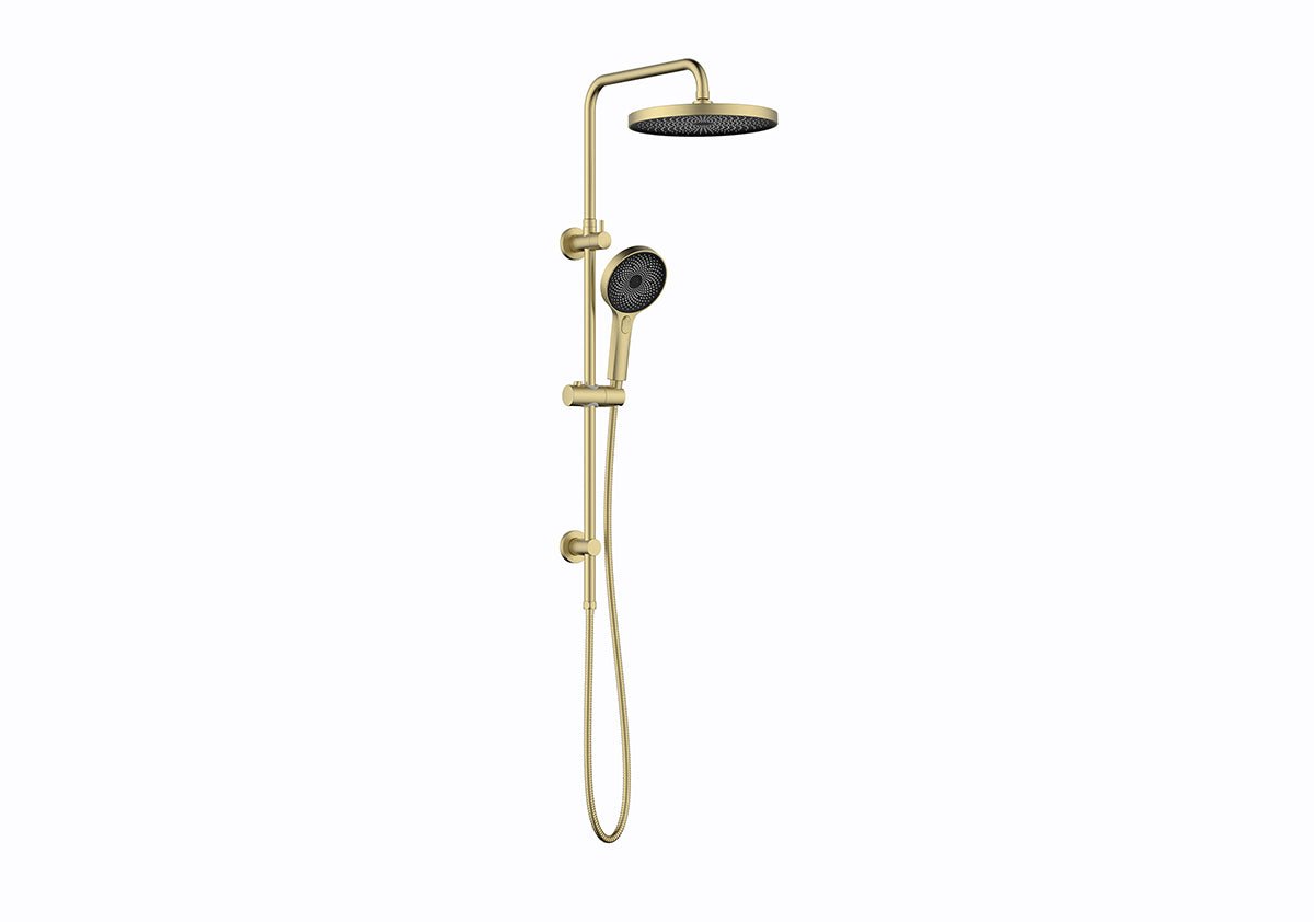 Linkware - The Gabe Twin Shower On Rail in 5 Finishes