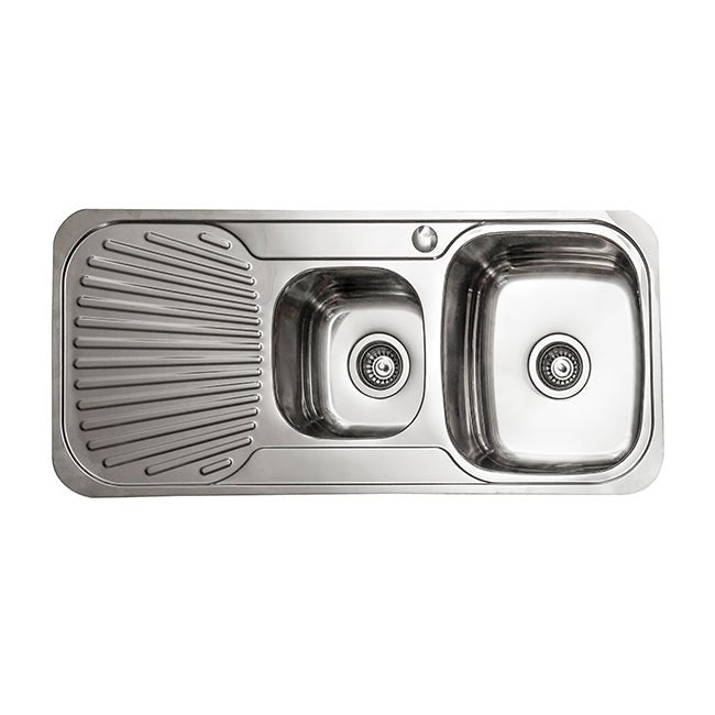 Stainless Steel Kitchen Sink - 1 & 3/4 Bowl Sink