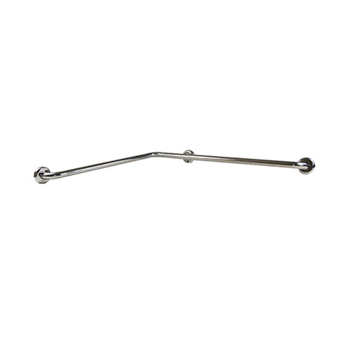 Linkware - Accessability Corner Rail Chrome 32 x 850 x 700mm