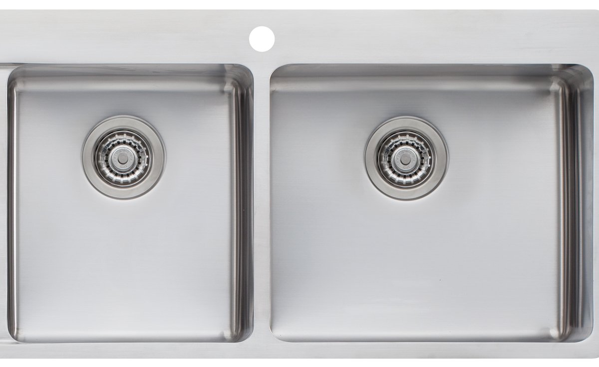 Oliveri - Sonetto 1 and 3/4 Bowl Sink with Left Handed Drainer