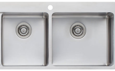 Oliveri - Sonetto 1 and 3/4 Bowl Sink with Left Handed Drainer